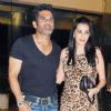 Sunil Shetty with his wife Mana Shetty at Farah Khan's House Warming Party