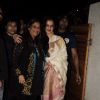 Veteran actress Rekha during the launch of Mangiamo restaurant in Bandra.  .