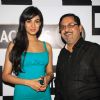 Sonal Chauhan with Harish Moolchandani, CEO of Beam India at the launch of Teacher's CAN DO
