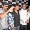 Hrithik Roshan, Sanjay Dutt, Priyanka Chopra and Karan Johar at 'Agneepath' trailer launch event