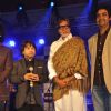Kailash Kher with Amitabh Bachchan during the release of his new album "Kailasha Rangeele" in Mumbai