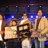 Kailash Kher poses with Amitabh Bachchan during the release of his new album "Kailasha Rangeele"
