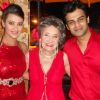 Amit and Jaswir with Tao Porchon at Sandip Soparkar show 'Ageless Dance' at Sheesha Lounge in Andher