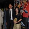 Atul Kulkarni with wife Mrinal at Premiere of film "Chaalis Chauraasi" in Cinemax, Mumbai
