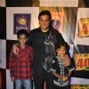 Lalit Pandit with kids at Premiere of film "Chaalis Chauraasi" in Cinemax, Mumbai