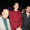 Anil Kapoor, Sonam Kapoor at launch of music album 'LEGENDS - KAIFI AZMI' by Saregama music in Mumba