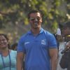 John Abraham attends Standard Chartered Mumbai Marathon 2012 in Mumbai