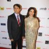 Madhuri Dixit with Hubby at 57th Filmfare Awards 2011 Nominations Party at Hotel Hyatt Regency