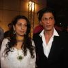 Shah Rukh & Juhi Chawla at 57th Filmfare Awards 2011 Nominations Party at Hotel Hyatt Regency in Mum