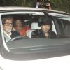 Amitabh and Abhishek Bachchan accompanied with US talk show host Oprah Winfrey in Mumbai