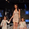 Karishma Tanna with Kids walk on the ramp at India Kids Fashion Week 2012 Day 2 in Mumbai