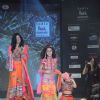 Sushmita Sen with daughters as the show stopper for Nishka Lulla on Day 3 at India Kids Fashion Show