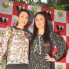 Karisma Kapur & Kareena Kapoor unveiling the book of 'Women & The Weight Loss Tamasha' written by Rujuta Diwekar at Olive Bar