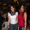 Tulip Joshi & Shazahn at Gold Gym calendar launch in Bandra, Mumbai