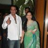 Sanjay Dutt with Manyata at Ritesh & Genelia Sangeet ceremony at Hotel TajLands End in Mumbai