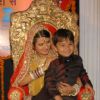 Kratika Sengar with onscreen son