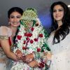 Mouni Roy and Aamna Shariff with Sanjeeda at Aamir Ali and Sanjeeda Sheikh's wedding