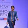 Model on the ramp for designer Deepika Govind on Lakme Fashion Week day 3 in Mumbai. .