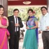 Paresh Ganatra : Debina, Sumit, Paresh and Shilpa on sets of Chidiya Ghar