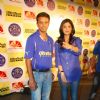 Shilpa Shetty and Rahul Dravid during the unveiling of the Rajasthan Royals Jersey at JW Marriott Hotel in Mumbai