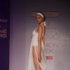 Model on the ramp for designer Nitya Bajaj on Lakme Fashion Week day 5 in Mumbai. .