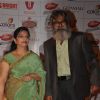 Anupam Shyam with wife at Global Indian Film & TV Honours Awards 2012