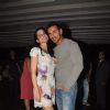 Bollywood actor John Abraham with actress Kangna Ranaut at the Shootout at Wadala movie's bash in Mumbai. .