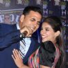 Akshay Kumar and Asin at the unveiling of cover page of latest issue of stardust magazine