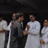Arbaaz Khan, Arjun Kapoor, Boney Kapoor and Anil Kapoor at Mona Kapoor's funeral at Pawan Hans