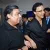 Vidhu Vinod Chopra and Mukesh Ambani at premiere of film Parinda at PVR. .