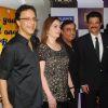 Vidhu Vinod Chopra and Anil Kapoor with Mukesh Ambani and wife Neeta Ambani at premiere of film Parinda at PVR. .