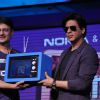 Shahrukh Khan unveils KKR-Nokia campaign for IPL at Hotel Taj Lands End in Mumbai