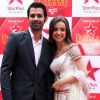 Barun Sobti : Sanaya Irani and Barun Sobti at Star Parivaar Awards 2012