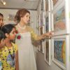 Rageshwari, Shruti Seth at Artist Punam Salecha's Lotus Art Exhibition Show at Museum Gallery in Mumbai