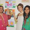 Rageshwari, Shruti Seth at Artist Punam Salecha's Lotus Art Exhibition Show at Museum Gallery in Mumbai