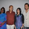 Naseeruddin Shah, Miriam Chandy, and Jaaved Jaaferi at 'The Rat Race' screening
