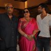 Jackky Bhagnani, Kirron Kher and Boney Kapoor during the Mahurat of Movie Ajab Gazabb Love