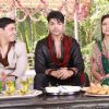 Gurmeet Choudhary : Gurmeeet Choudhary, Zahida Parveek and Rakesh Kukreti on sets of punar vivah