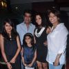 Kishan Kumar with wife Tanya and Pallavi Joshi at success bash of film 'Hate Story'