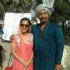 Ankita with Amit Behl on sets of Dekha Ek Khwaab