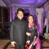 Udit Narayan with wife Deepa Narayan at Sunidhi Chauhan's Wedding Reception