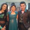 Neha Sargam, Heena Parmar and Sattyam Seth on sets of Haar Jeet