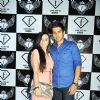 Actor Sameer Dattani with a friend at the launch party of F Lounge