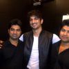Sushant Singh Rajput With Black Spalon Owners At Ahmedabad