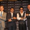 Jean-Christophe Babin, Karun Chandhok, Shahrukh Khan at Tag Heuer watch launch