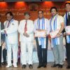 Chandru Punjabee, Govinda, Pahlaj Nihalani, Harsh Punjabi, Lachhman Chatnani at Mother Teresa Award