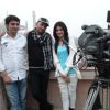 Jennifer Winget and other members of Love Kiya aur lag gayee in Delhi during the shoot.