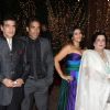 Jeetendra, Tusshar Kapoor, Ekta Kapoor and Shobha Kapoor at Karan Johar's 40th Birthday Party