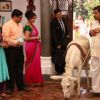 Debina Bonnerjee Choudhary : Debina Bonnerjee, Shilpa Shinde, Paresh Ganatra, Sumit Arora on the Sets of CG