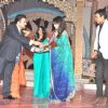 Ekta Kapoor : Ankita Lokhande, Ekta Kapoor, Anurag Sharma Receiving Gr8 Ensemble Cast Award For Pavitra Rishta At Indian Television Awards